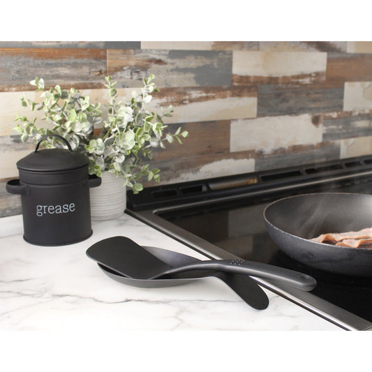 Black Enamelware Grease Container (Case of 24) - SH_2204_CASE