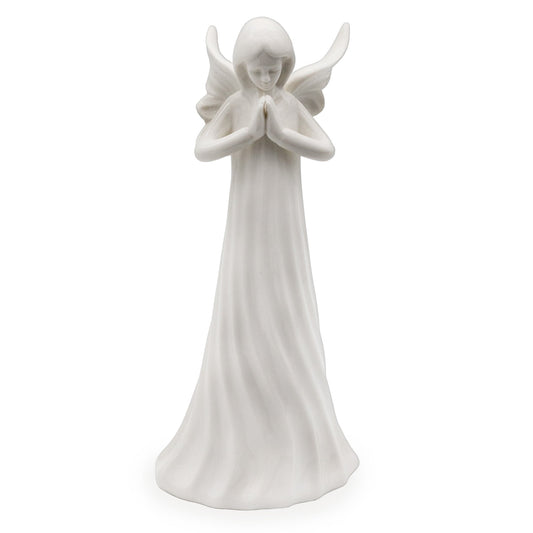 Ceramic Praying Angel Figurine (White, Case of 24) - SH_2236_CASE