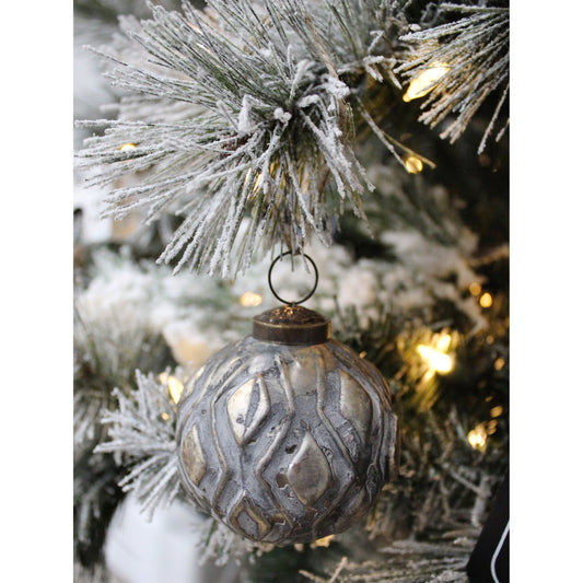 Farmhouse Ball Ornaments (Gold, Case of 12) - SH_2264_CASE