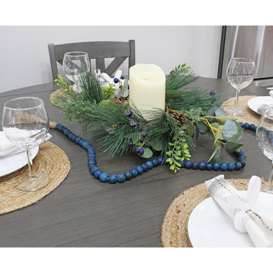 Christmas Blueberry Candle Wreath (Case of 8) - SH_2253_CASE