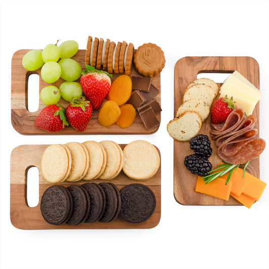 Mini Wood Charcuterie Boards (Set of 3) - sh2240ah1