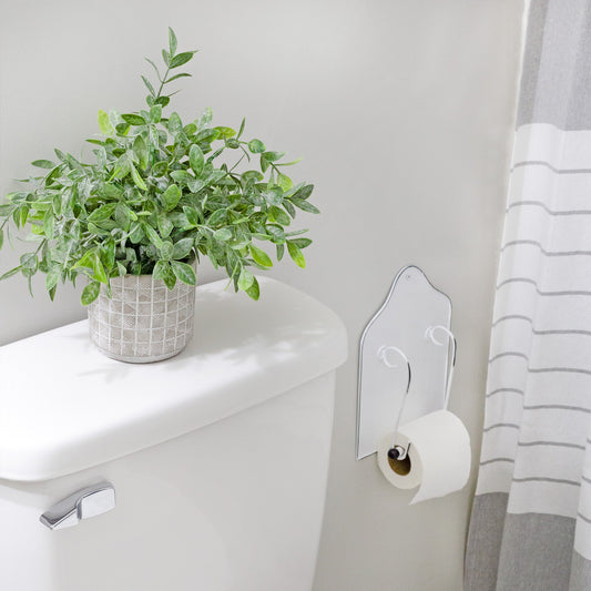Enamelware Toilet Paper Holder (White) - sh2245ah1