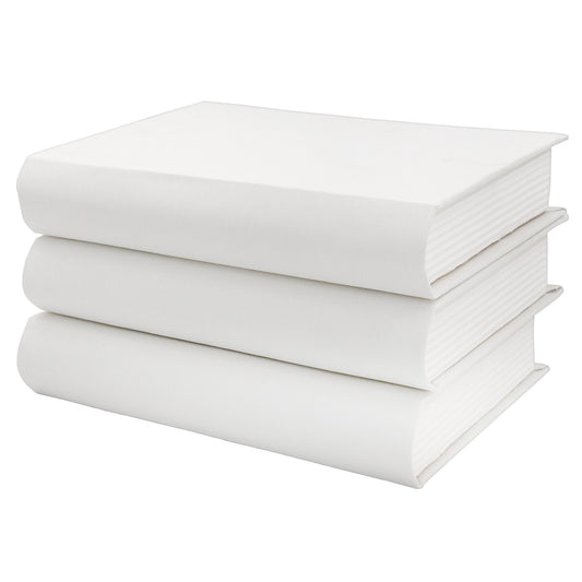 Faux Book Stack (White, Case of 4) - SH_2271_CASE