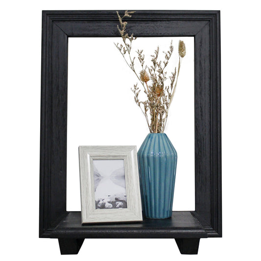 Farmhouse Window Floating Shelf (Black, Case of 5) - SH_2288_CASE