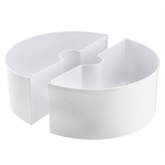 Umbrella Planter for Patio Table with Umbrella Hole (White) - sh2345ah1
