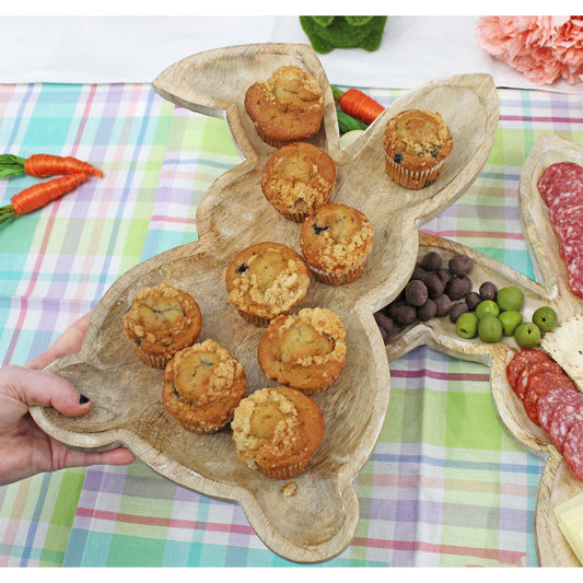 Farmhouse Bunny Serving Trays (Nested Set of 2) - sh2348ah1