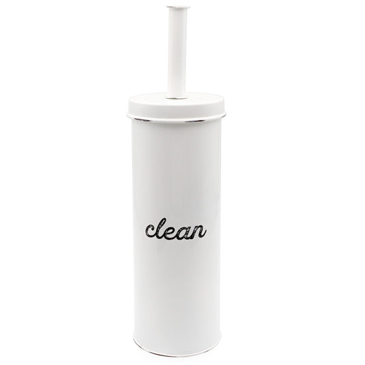 Farmhouse Toilet Brush Holder (White, Case of 16) - SH_2367_CASE