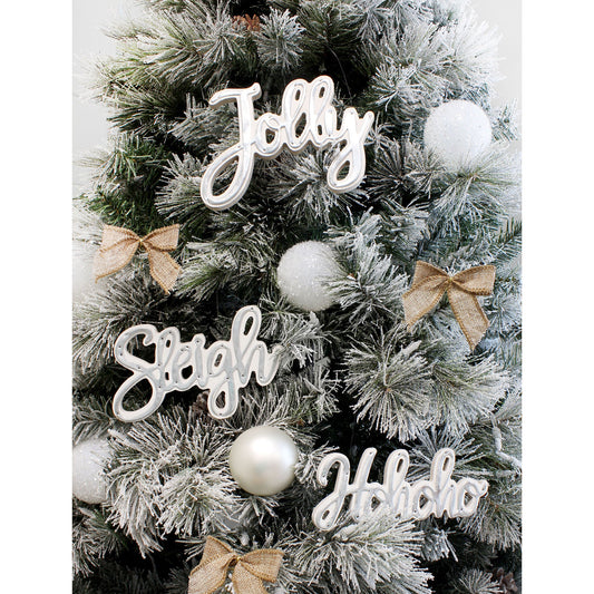 Large Farmhouse Christmas Word Art Ornaments (Case of 24 Sets) - SH_1287_CASE