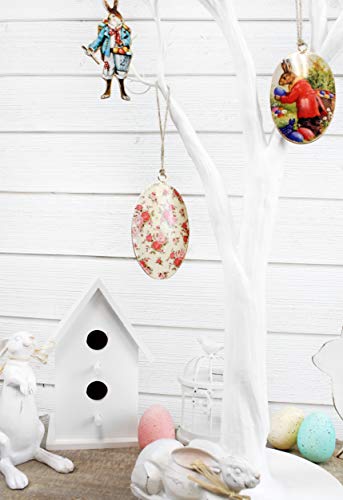 Vintage Style Egg-Shaped Easter Decorations (Case of 48 Sets) - 17550-6_CASE