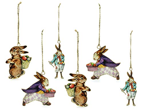 Vintage Easter Bunny Decorations (Case of 48 Sets) - 17549-6_CASE