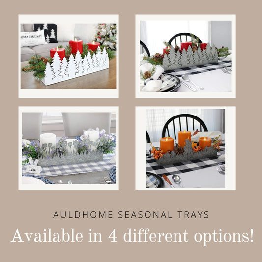 Holiday Galvanized Tray - SeasonalTray