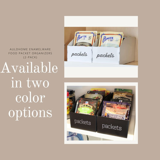 Enamelware Food Packet Organizers (2-Pack) - VarPackets