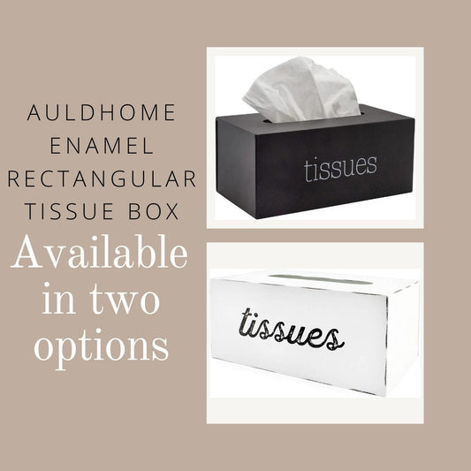 Enamelware Rectangular Tissue Box Cover - VarRTissue
